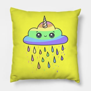 Cloud Unicorn Rainbow Pillow