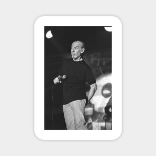 George Carlin BW Photograph Magnet