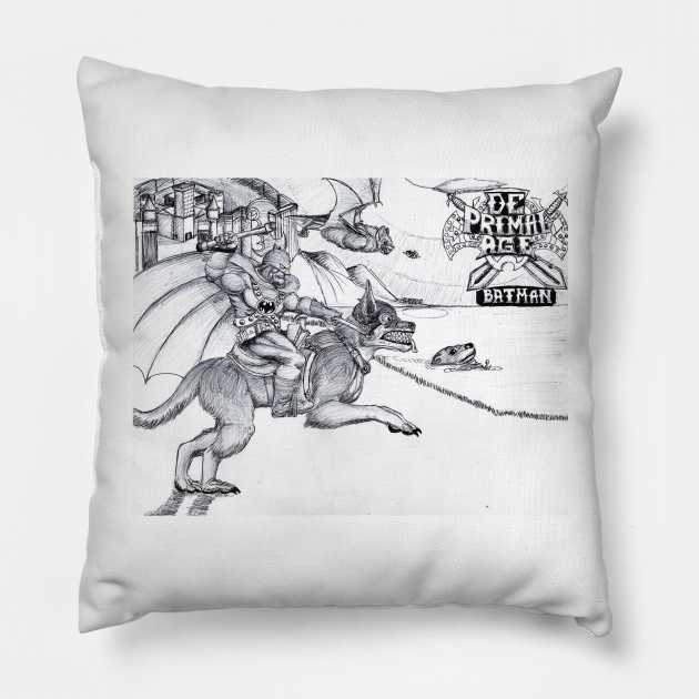 Batman Primal Age Pillow by JTmercronin