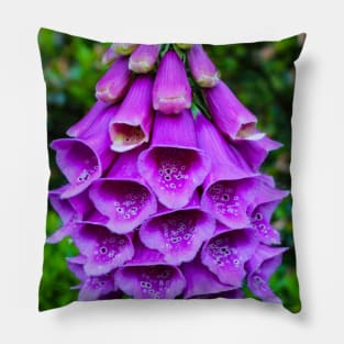 Purple Foxglove Pillow