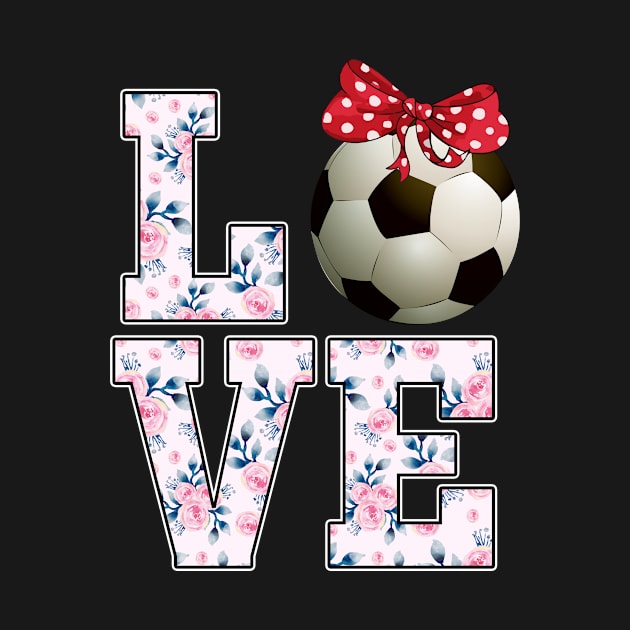 Summer Floral Love Soccer by jrgmerschmann