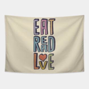 Eat, Read, Love Tapestry