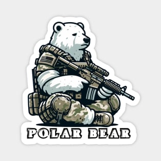 Tactical Polar Bear Magnet