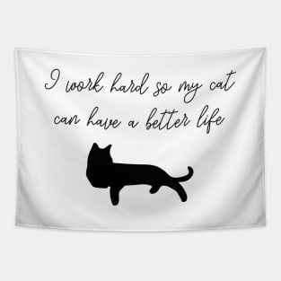 Cat Owner Life Tapestry