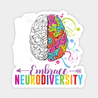 Embrace Neurodiversity Brain Magnet