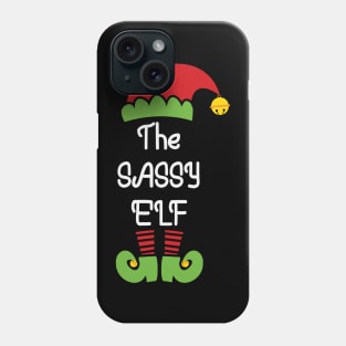 The Sassy Elf Christmas Jumper Xmas Sweater Matching Family Costume Gift Phone Case