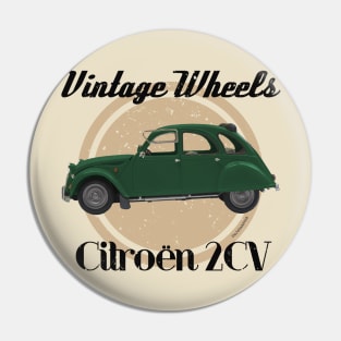 Vintage Wheels - Citroën 2CV Pin