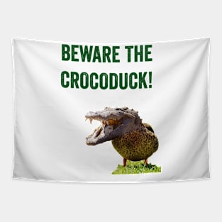 Beware The Crocoduck Tapestry