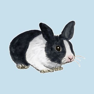 Black and white dwarf rabbit T-Shirt