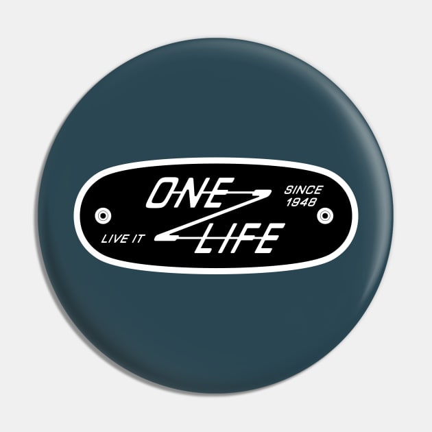 One Life Live It Pin by Teephemera