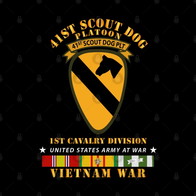 41st  Scout Dog Platoon 1st Cav - VN SVC by twix123844