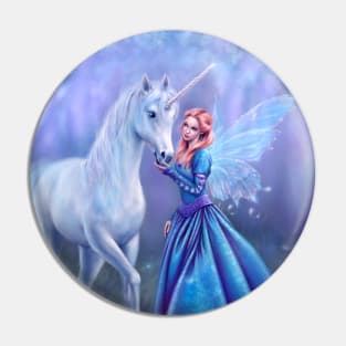 Rhiannon - Unicorn & Fairy Pin