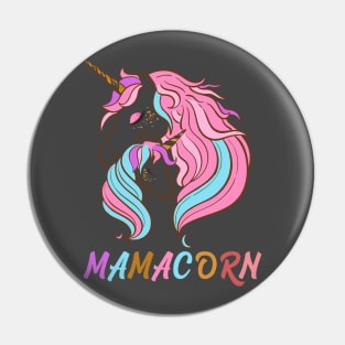 Cute Funny Mamacorn Unicorn Mama - Mother's Day Pin