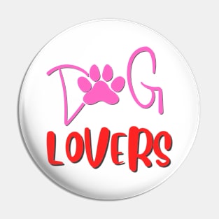 Dog lovers Pin