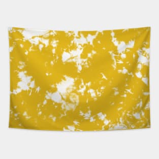 Yellow Storm - Tie-Dye Shibori Texture Tapestry