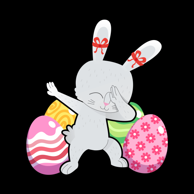 Dabbing Easter Bunny by martinroj