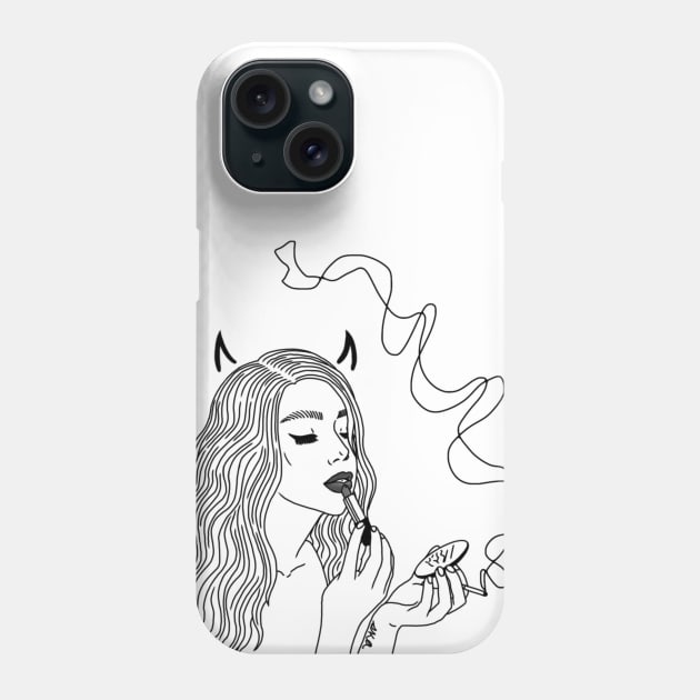 Inner Demon Phone Case by SKA ART