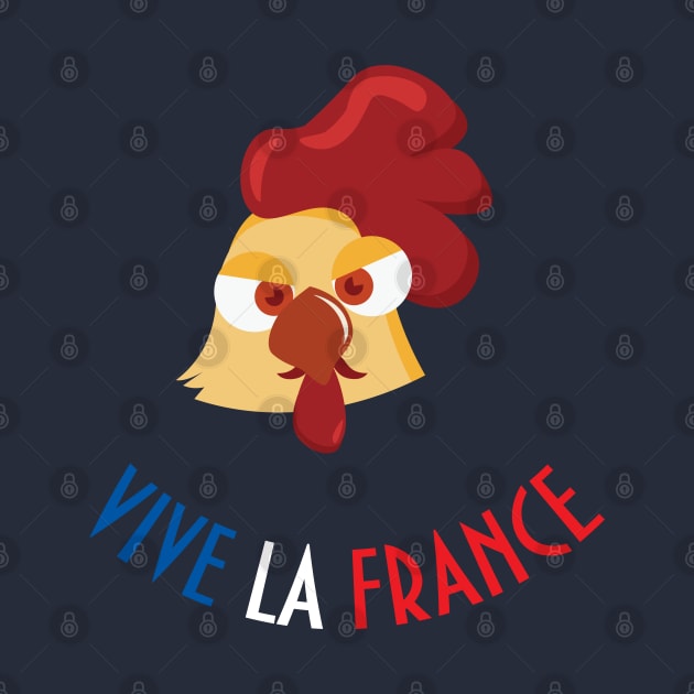 Vive la France Rooster by tatadonets