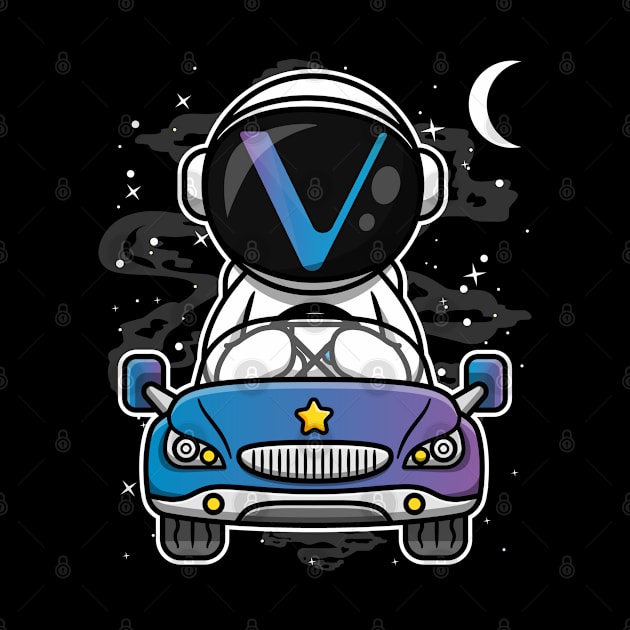 Astronaut Car Vechain Crypto VET Coin To The Moon Token Cryptocurrency Wallet Birthday Gift For Men Women Kids by Thingking About