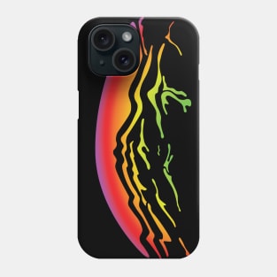 Pioneer Peak Mountain Range at Sunset Phone Case