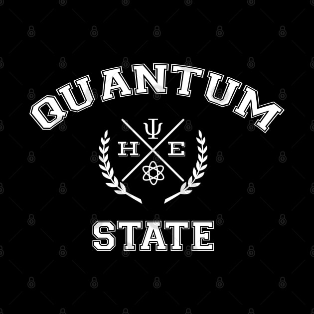 Nerdy Science Quantum State Shirt by orbitaledge