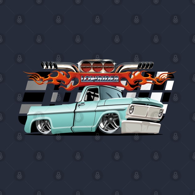 Cartoon car lowrider by Mechanik