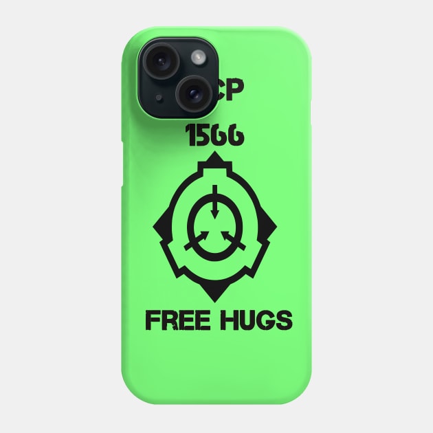 SCP free hugs 1566 Phone Case by Rasheba