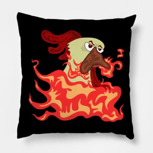 Albert the Fire Breathing Chicken Pillow