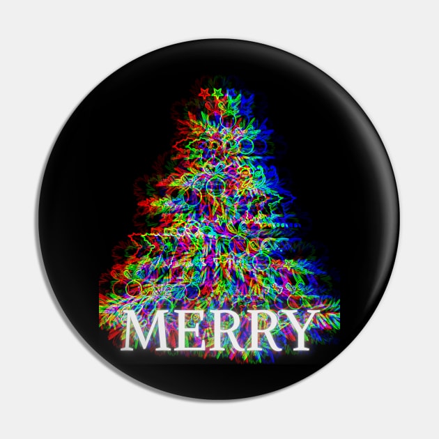 MERRY! ABSTRACT CHRISTMAS TREE Pin by DD Ventures