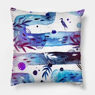 Fish stream Pillow