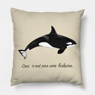 This Is Not a Whale, It's an Orca! Pillow