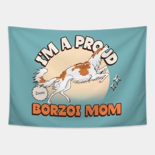 Borzoi-Mom Tapestry