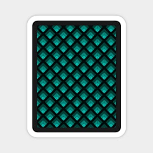 Abstract Light blue stripes Magnet