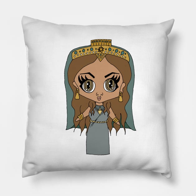 Teuta Pillow by thehistorygirl