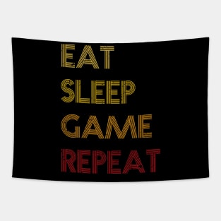 Eat, sleep, Game and repeat Tapestry