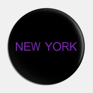 NEW YORK Pin