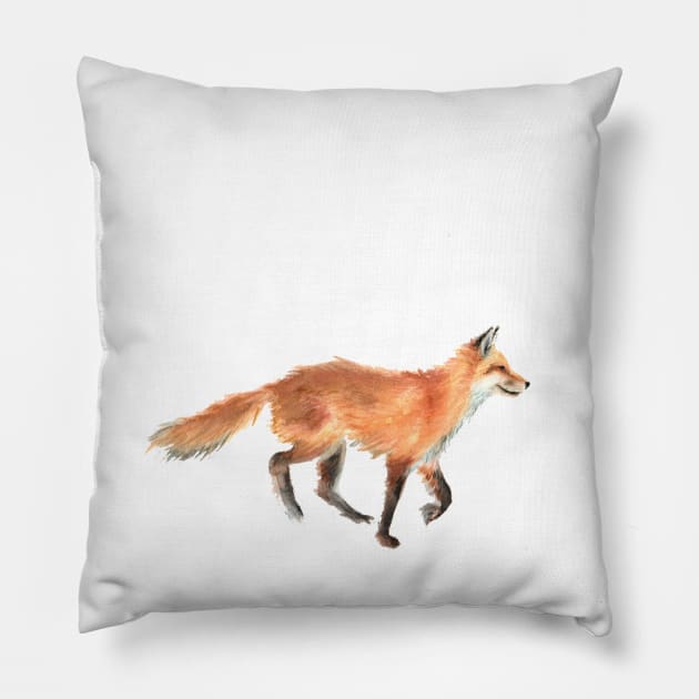 Spirit Animal: Fox Pillow by Scazzilla