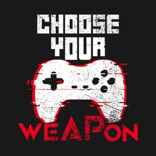 Console Gamer - Choose Your Weapon T-Shirt