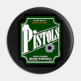 PISTOLS IRISH WHISKEY Pin