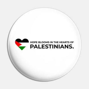 Hope blooms in the hearts of Palestinians Pin