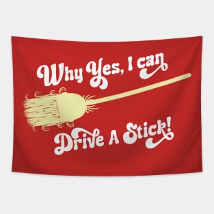 Why Yes, I can Drive A Stick! Tapestry