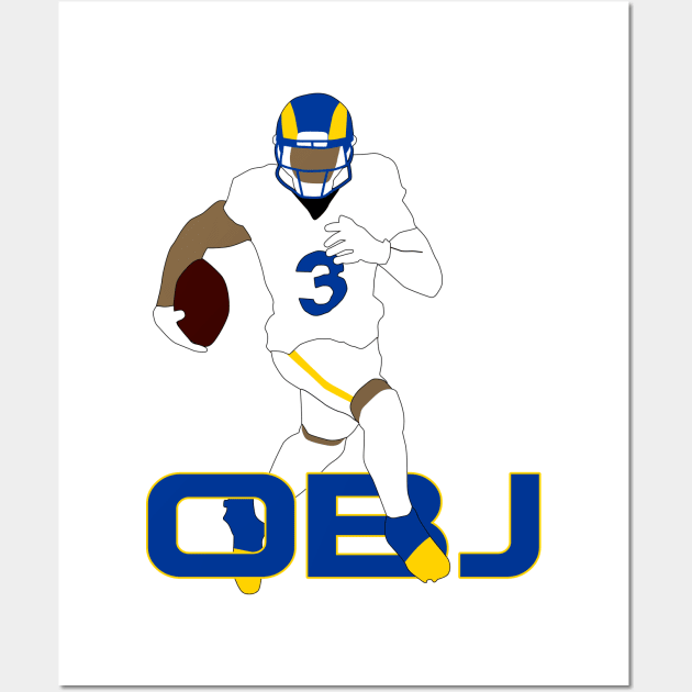 Odel Beckham Jr. OBJ Los Angeles Rams NFL 13"x19" Poster Gloss  Print 04D