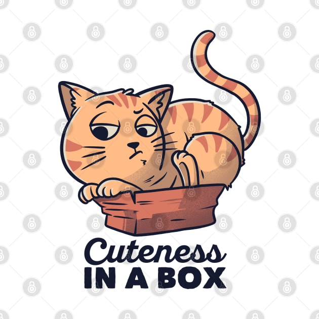 Cuteness In A Box Funny Cat Gift by eduely