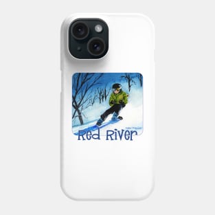 Skiing At Red River, New Mexico Phone Case