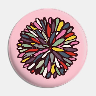 Retro Dahlia Pin