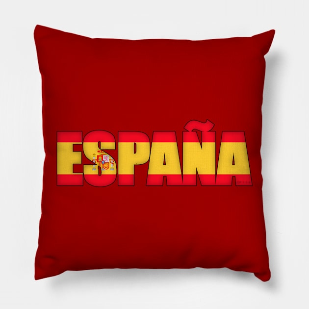 Spain Pillow by SeattleDesignCompany