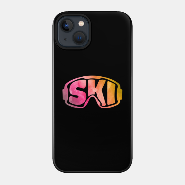 Awesome Skiing Ski Skier Skiers Goggles Design Art Gift Gifts For A Birthday Or Christmas - Sport - Phone Case