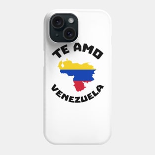 I Love VZLA - Venezuela Heart Flag T-Shirt Phone Case