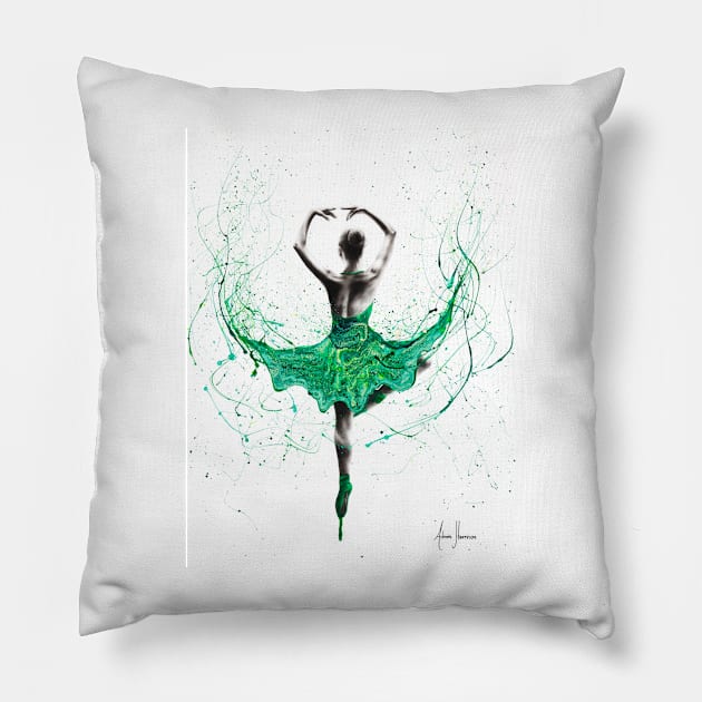 Ballerina in Tutu Pillow by AshvinHarrison