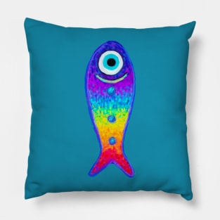 Pride Evil Eye Protection Talisman Painting Pillow